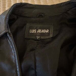 Luis Alvear Women's Black Leather Jacket
